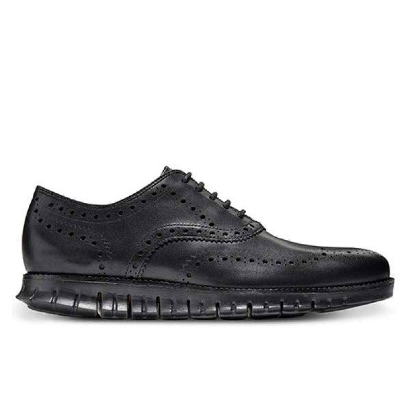 MENS BROGUE CARVED LEATHER SHOES