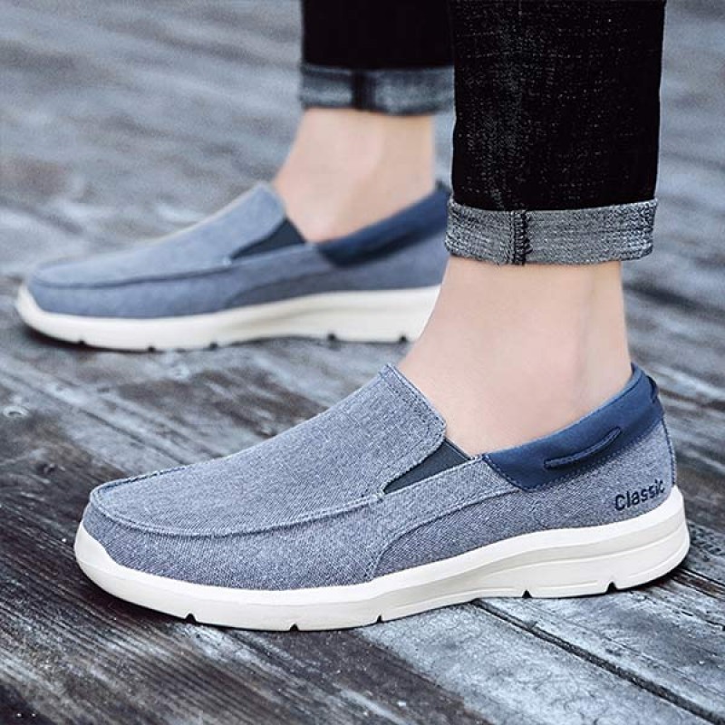 MENS LIGHTWEIGHT SLIP-ON CANVAS SHOES 66392529