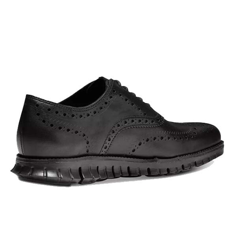 MENS BROGUE CARVED LEATHER SHOES