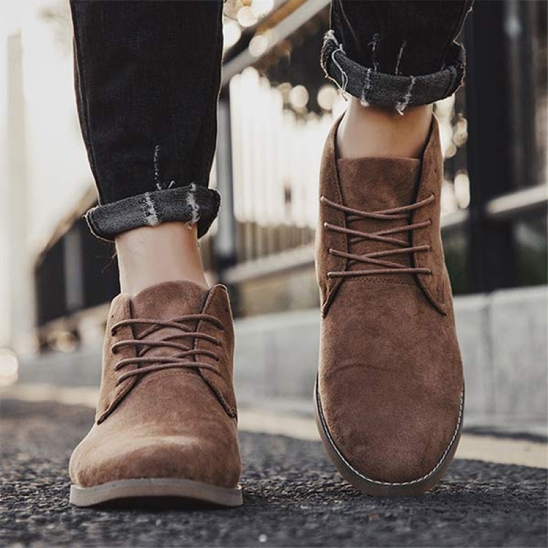 MENS LACE-UP ANKLE BOOTS 97769989