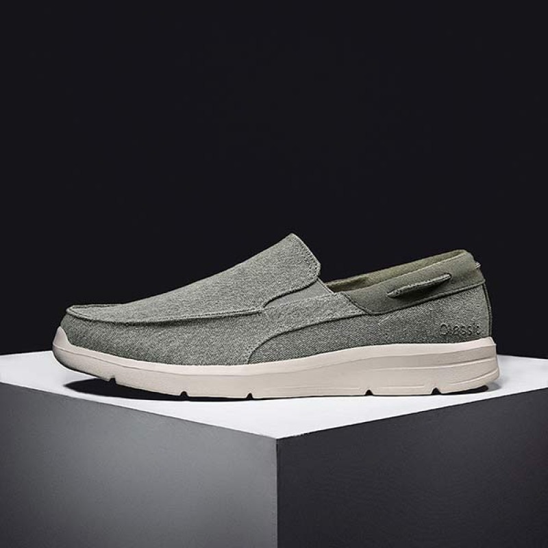 MENS LIGHTWEIGHT SLIP-ON CANVAS SHOES 66392529