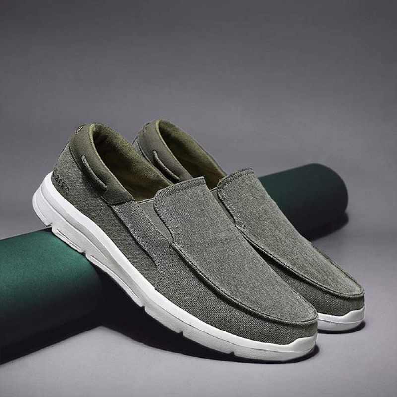 MENS LIGHTWEIGHT SLIP-ON CANVAS SHOES 66392529