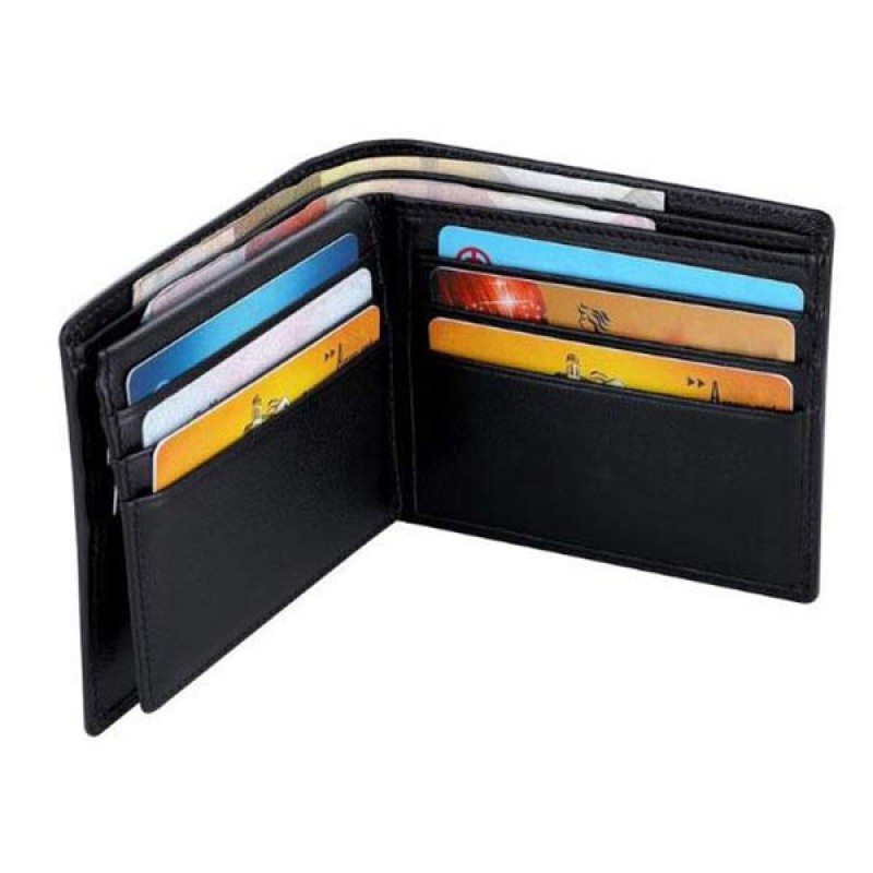 LEATHER RFID WALLET 84601474W