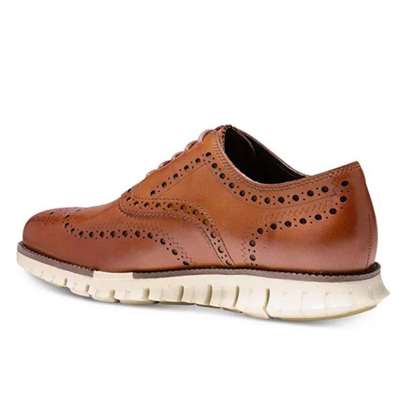 MENS BROGUE CARVED LEATHER SHOES