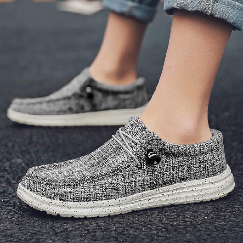 MENS CANVAS LOAFERS 25677715
