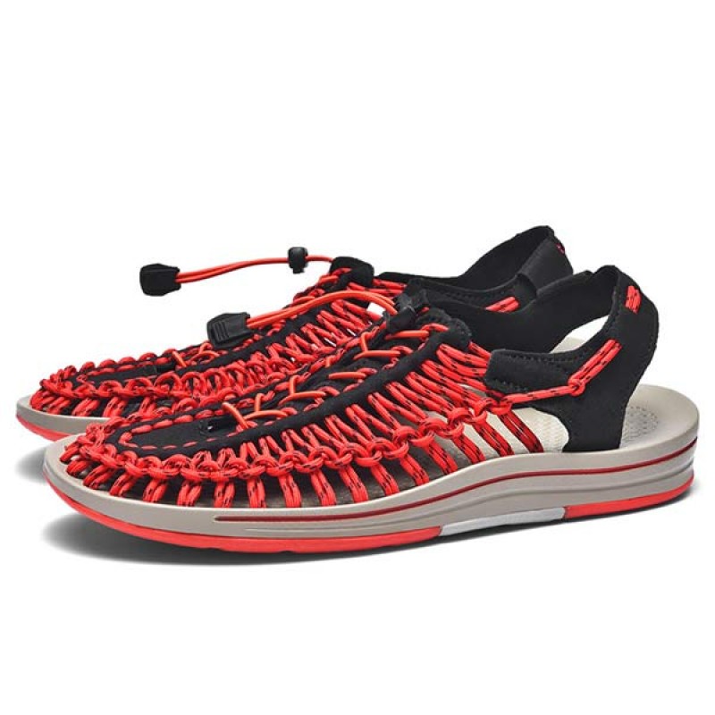 MENS HANDWOVEN BEACH SANDALS 53152187