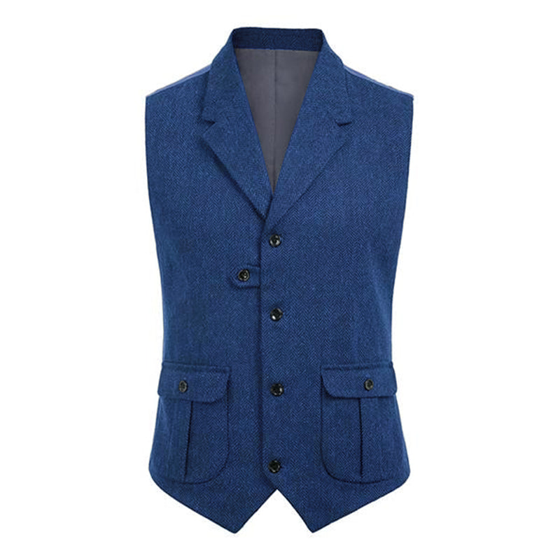 Mens Single Breasted Casual Suit Vest 69845479M