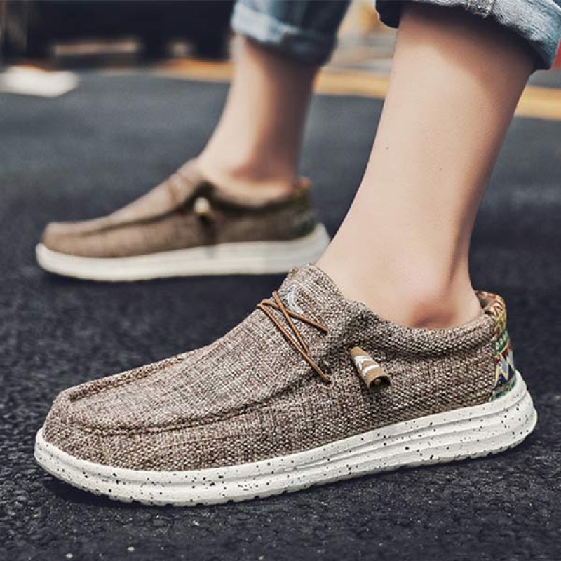 MENS CANVAS LOAFERS 25677715