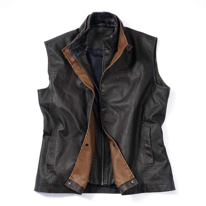 2023 MENS VINTAGE DOUBLE LAYER COLLAR LAPEL VEST