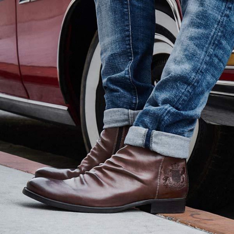 MENS VINTAGE RIDER LEATHER BOOTS 74815903