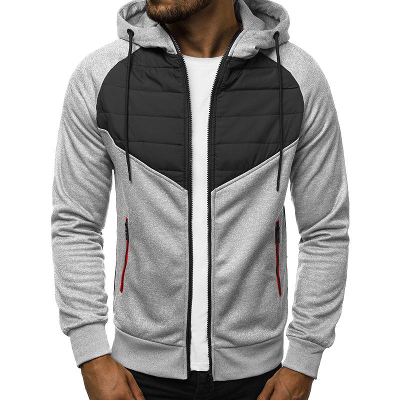 Mens Casual Zipper Hoodie Jacket 40406042X