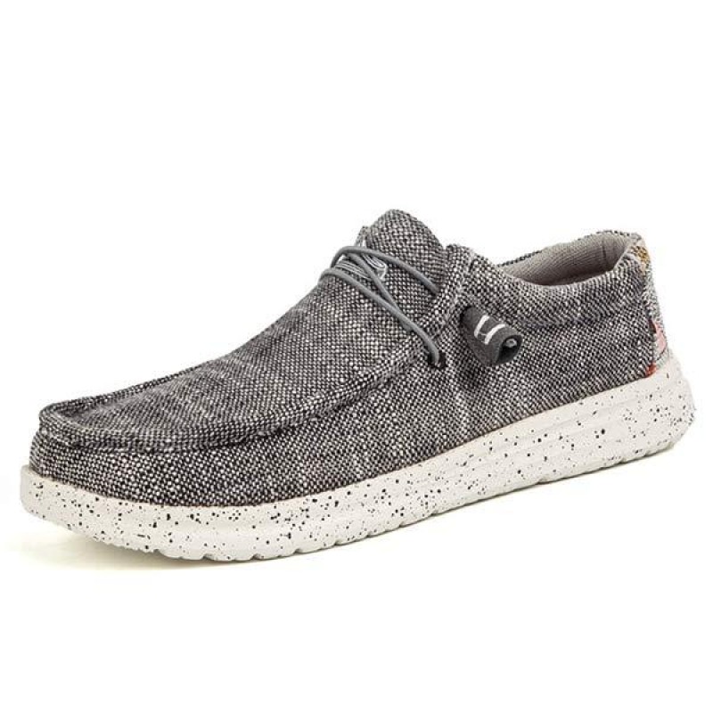 MENS CANVAS LOAFERS 25677715
