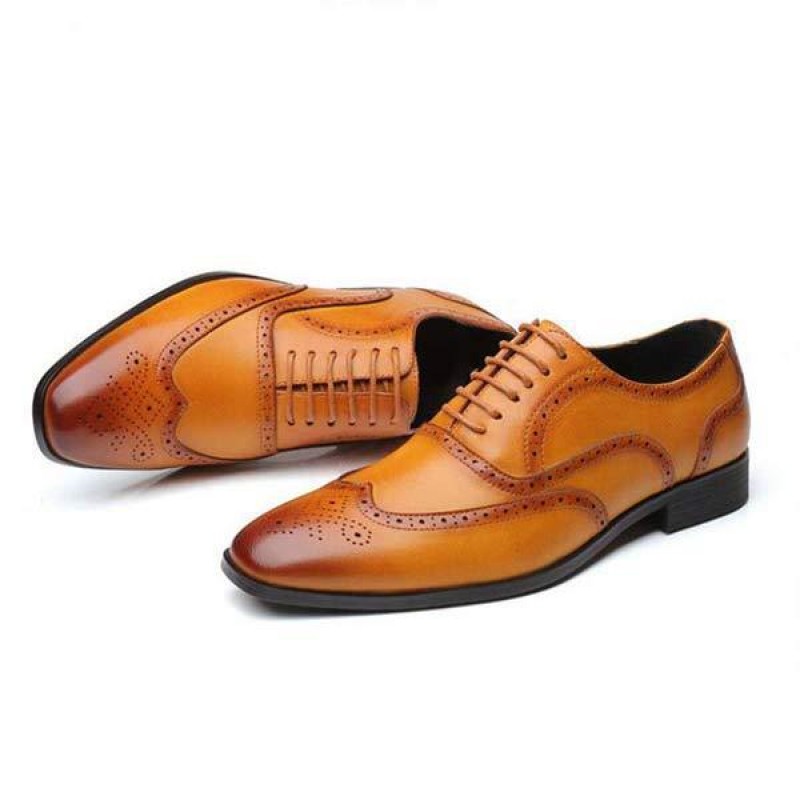 MENS BROGUE BUSINESS SHOES 02236217