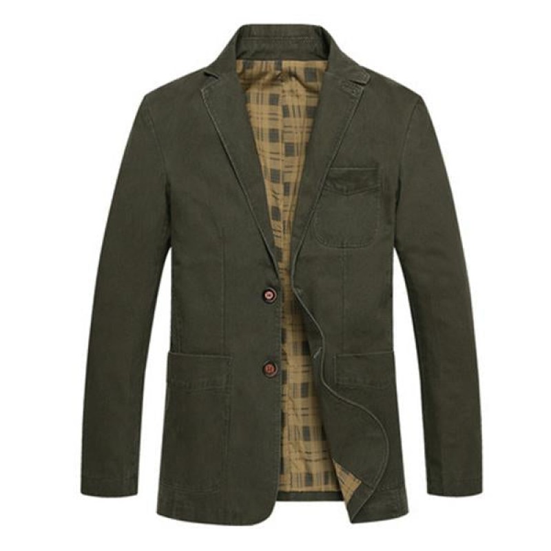 Mens Lapel Solid Color Casual Blazer 92248826M