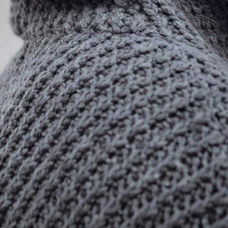 Mens Double Breasted Hooded Knit Cardigan 04185240M