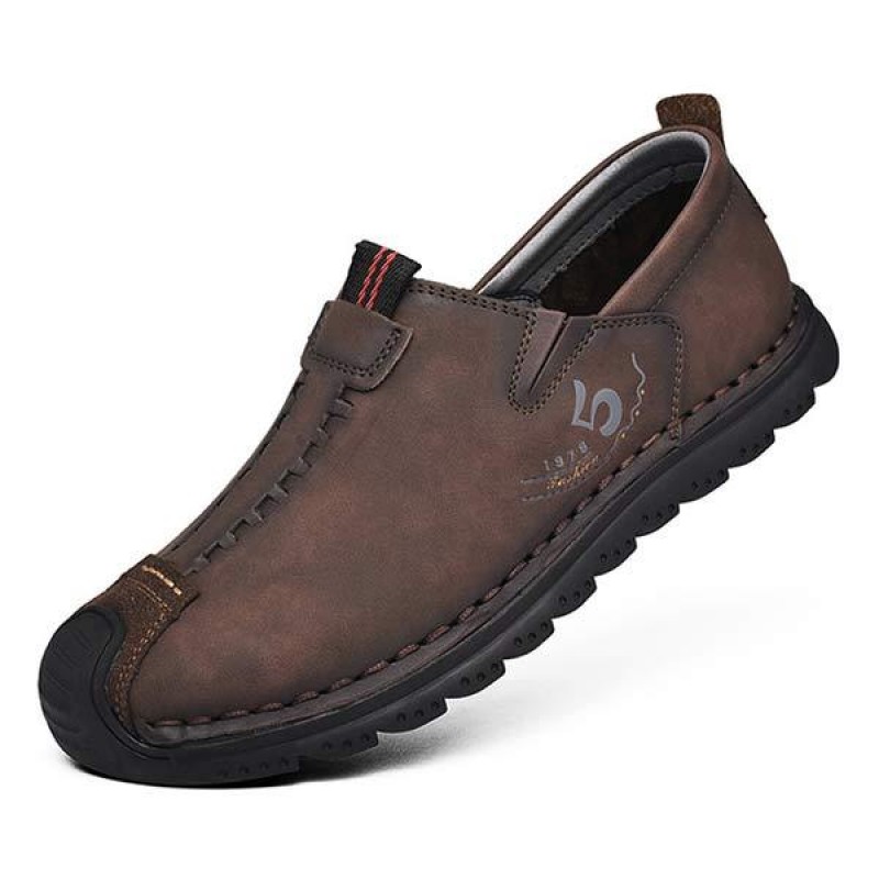 MENS SLIP-ON CASUAL LEATHER SHOES 94802004