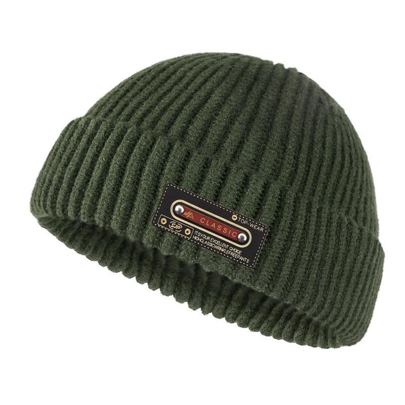 MenS Solid Color Warm Knitted Hat 81557867Y