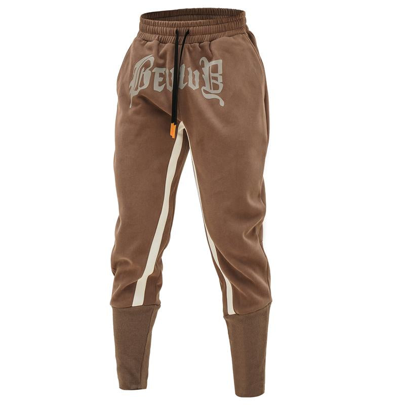 Mens Letter Print Color Block Sport Pants 33278366Y