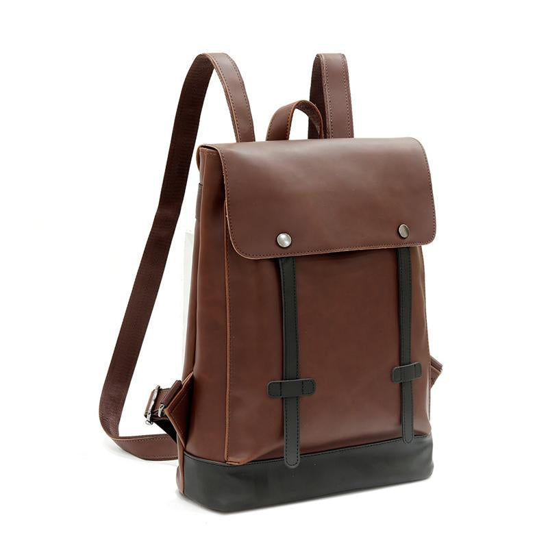 Mens Vintage Leather Backpack 49579044Y
