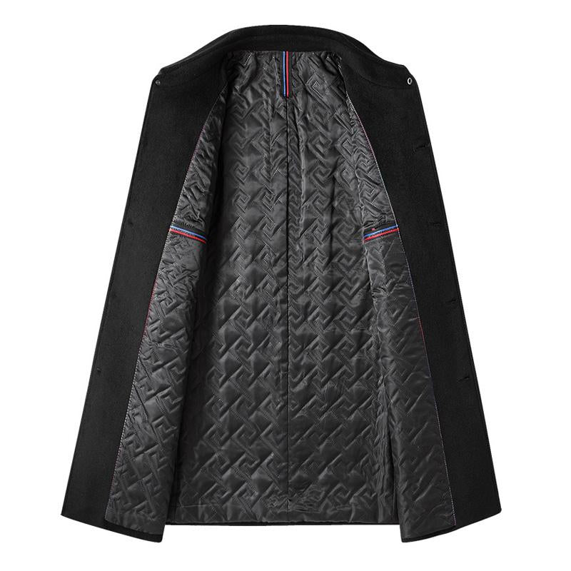 Mens Lapel Quilted Trench Coat 29063110X