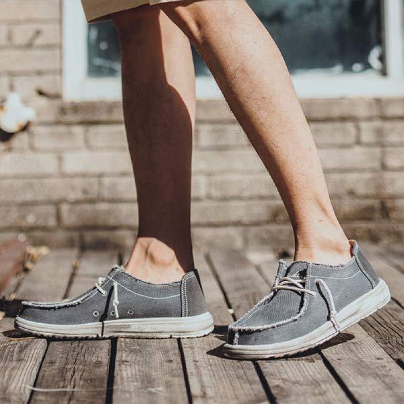 MENS SLIP-ON CANVAS SHOES 63069952