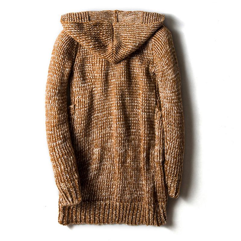 Mens Retro Hooded Sweater Jacket 64597000X