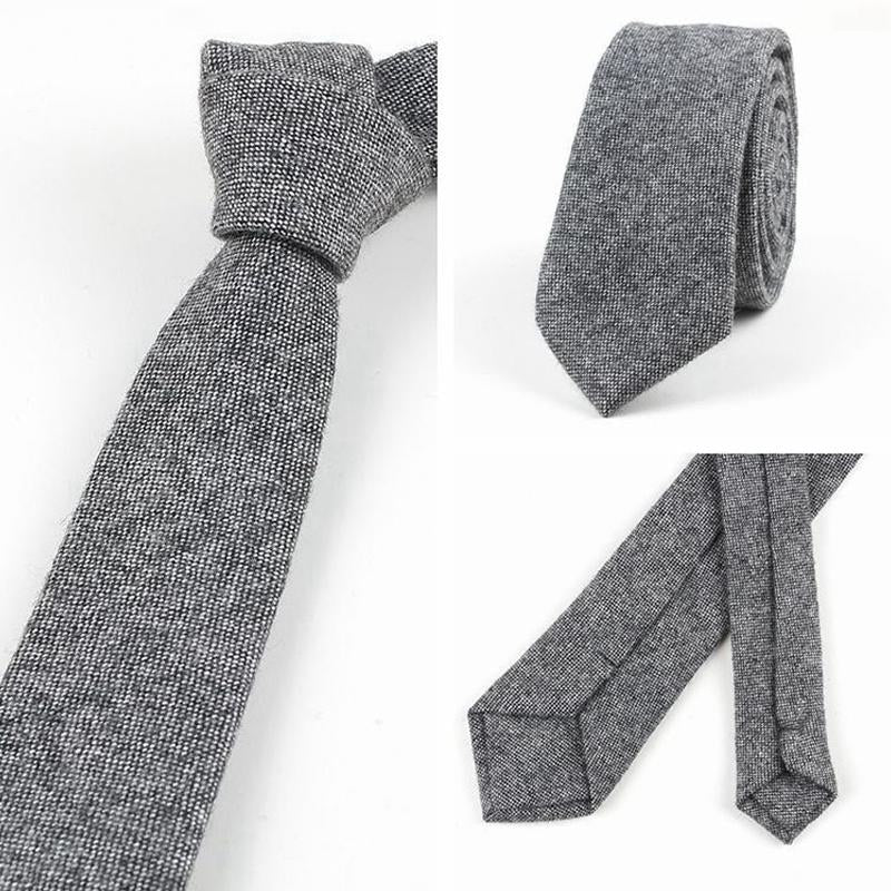 Mens Vintage Wool Blend Tie 07589533M