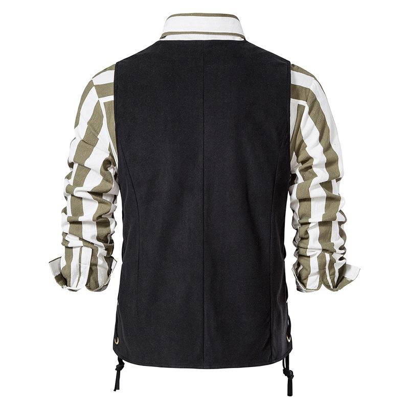 Mens Vintage Single Breasted V-Neck Vest 90585005X