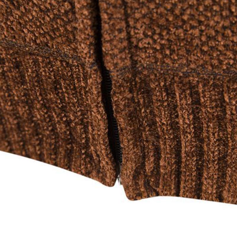Mens Casual Contrast Stripe Knit Cardigan 29415659M