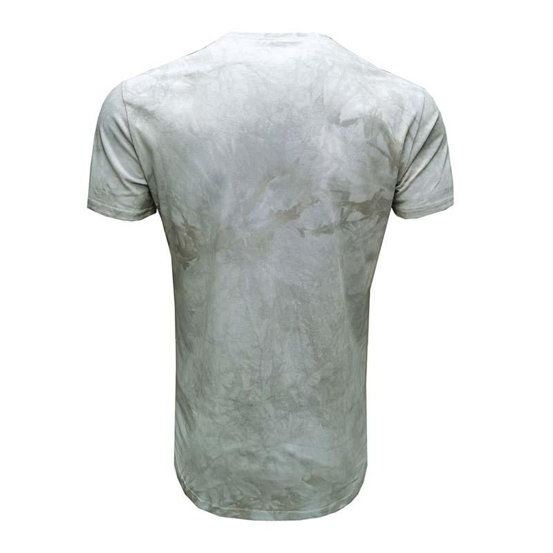 Mens Casual Tie Dye Round Neck Short Sleeved T-shirt 40970629M