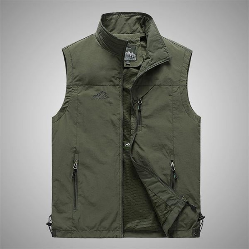 MENS CASUAL OUTDOOR LEISURE VEST 07692649M