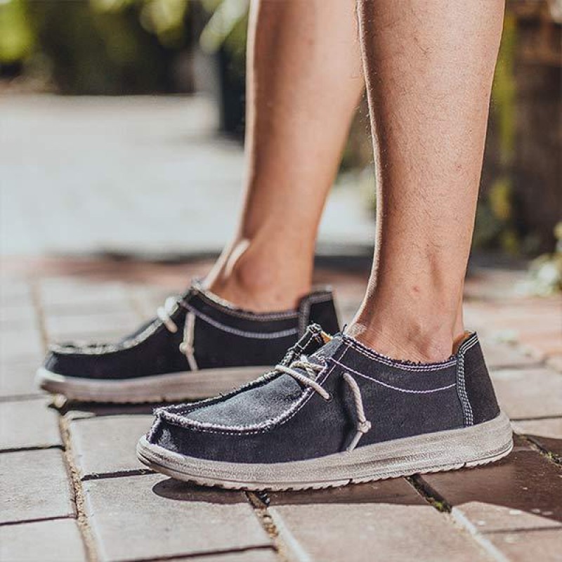 MENS SLIP-ON CANVAS SHOES 63069952