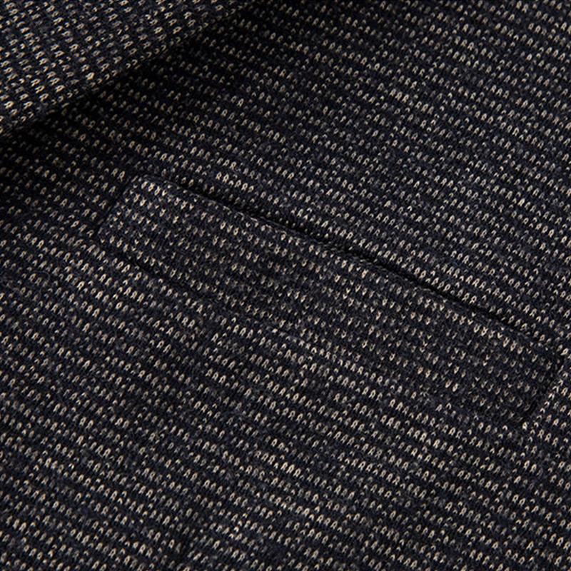 Mens Casual Lapel Slim Single Breasted Thick Blazer 50745184M