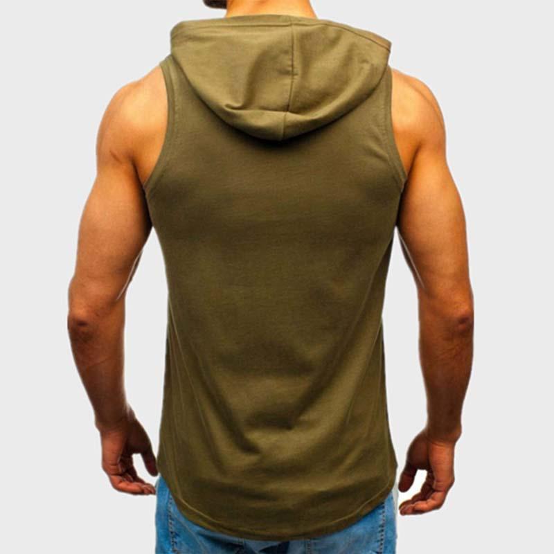 Mens Casual Hooded Tank Top 28053241M