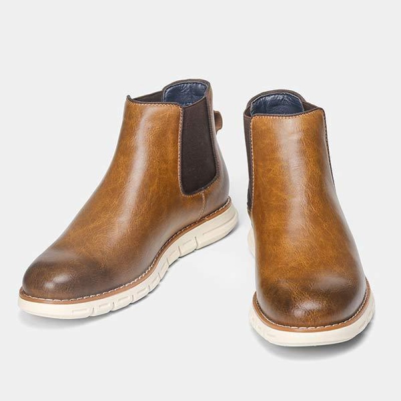 MENS POLISHED CHELSEA BOOTS 70524386