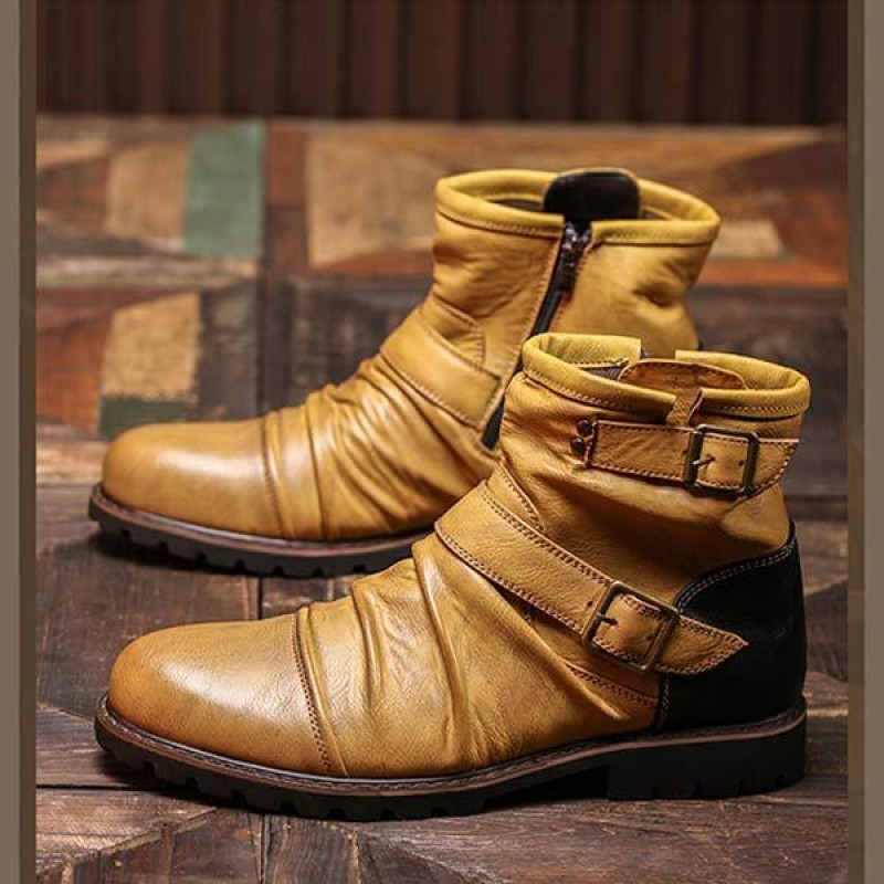 MENS VINTAGE CRINKLE BOOTIES 41547719C