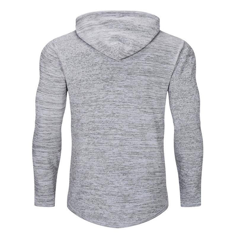 Mens Hooded Knit Pullover Sweater 18070031X