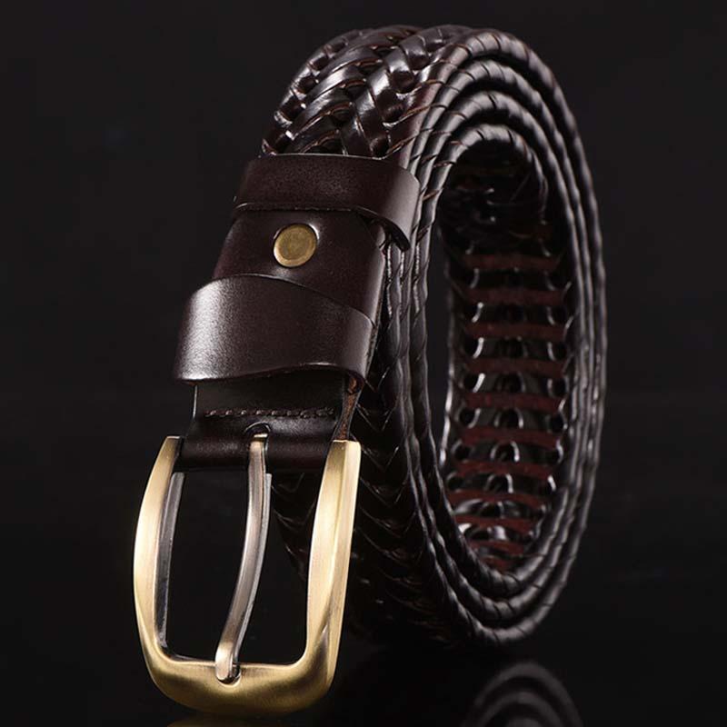 Mens Braided Leather Belt 18488144Q