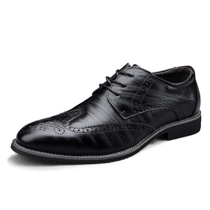 MENS BROGUE FORMAL LEATHER SHOES 03039665