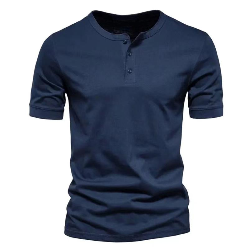 Mens Solid Color Short Sleeve T-Shirt 23111053Y