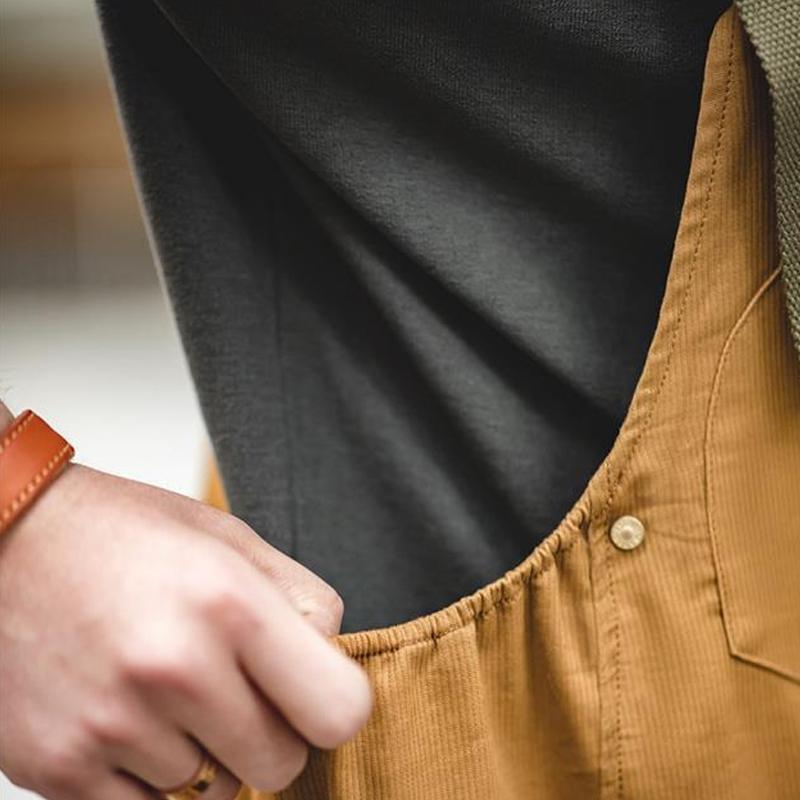 Mens Vintage Loose Cargo Overalls 87669760Y