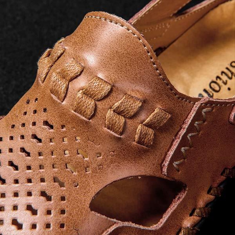 MENS OUTDOOR CASUAL LEATHER SANDALS 83083901