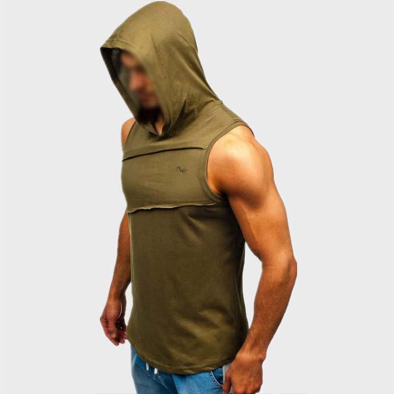 Mens Casual Hooded Tank Top 28053241M