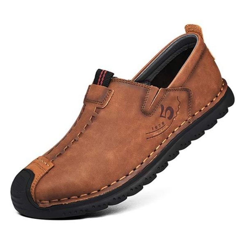 MENS SLIP-ON CASUAL LEATHER SHOES 94802004