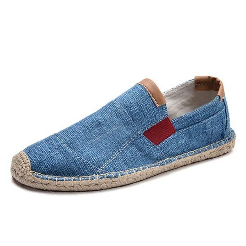 MENS LINEN CANVAS FISHERMANS SHOES 47496696