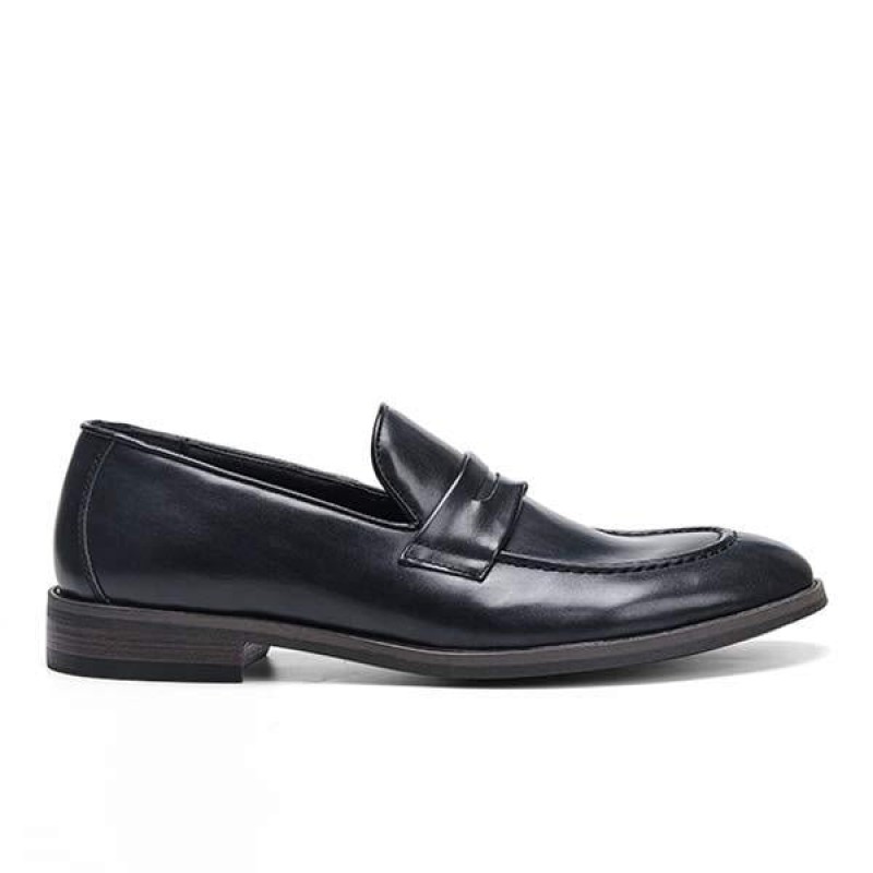 MENS SLIP-ON P LEATHER LOAFERS 66974148