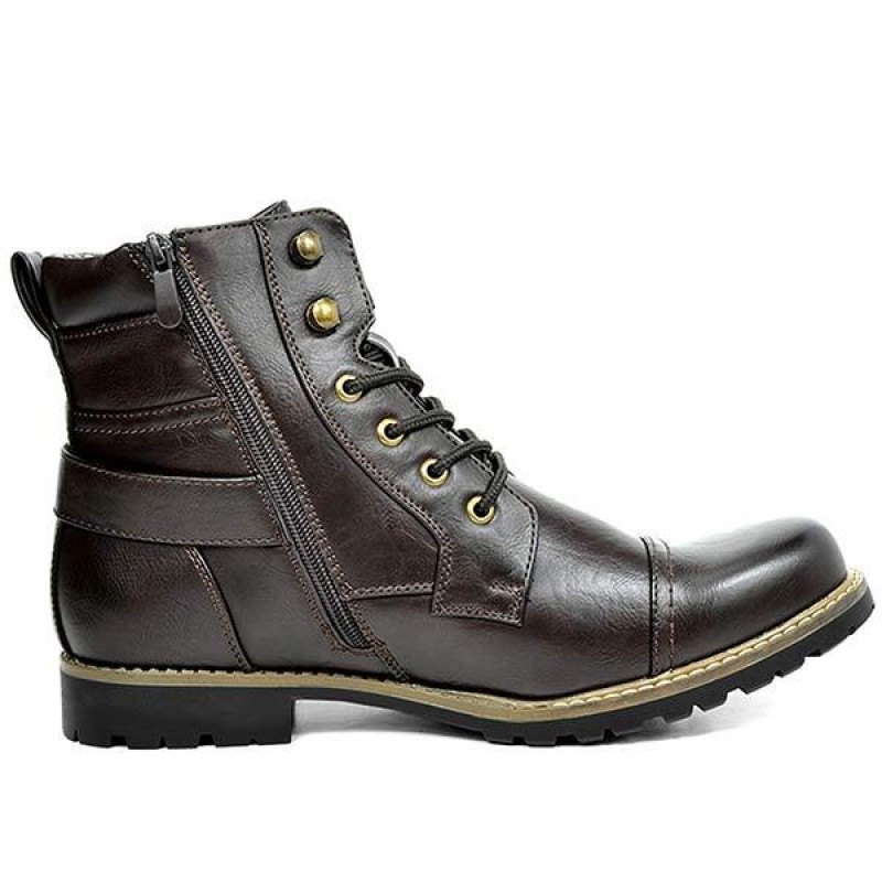 MENS METAL DOUBLE ZIP RIDER BOOTS 46764393C
