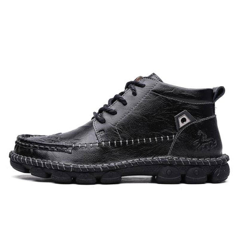 VINTAGE MENS LEATHER SHORT BOOTS 59095930X