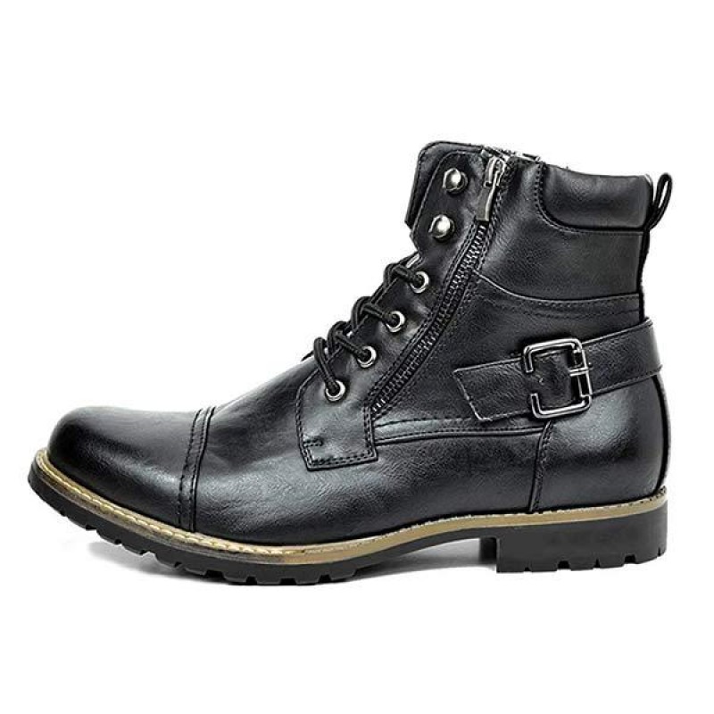 MENS METAL DOUBLE ZIP RIDER BOOTS 46764393C