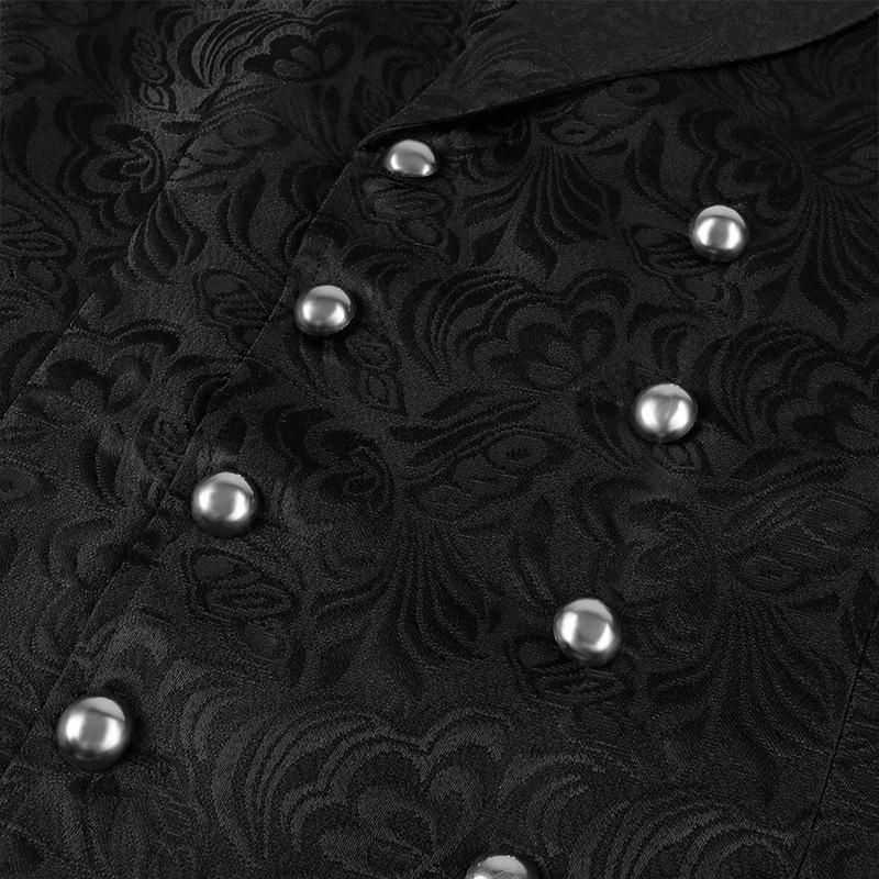 Mens Vintage Lapel Groomsmen Dress Vest 48333082X